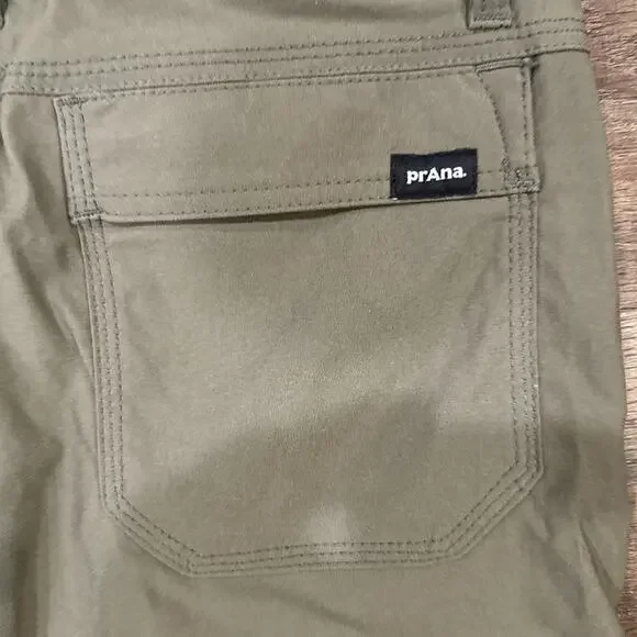 Prana Zion II Pants Mens 28x30 Green Khaki Relaxed Straight Stretch Hiking 2 - Picture 7 of 12